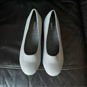 Baubax Women's Gray Flats Washable removable liners size 10